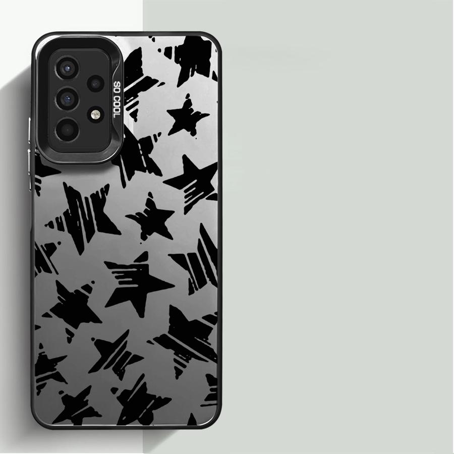 Five Pointed Star Phone Case for Samsung Galaxy A14 A13 A15 A23 4G A34 A33 A53 A24 A54 A35 A55 5G A11 A12 Capa Cover