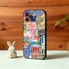 V-Vintage Canned Sardines Phone Case For iPhone17,16,15,14,13,12Plus,Pro Max,XS,5G Soft Silicone Black Cover