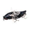 7,5 cm 14G Oberflächen-Rotations-Zikaden-Köder, Bionischer Kunststoff-Hartköder Minnow Traktor-Köder für Süßwasser-Salzwasser-Angeln Angelzubehör