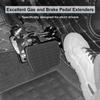 Gas And Brake Pedal Extenders Kit Adjustable Length & Angle Extension Device For Short Drivers People Driving Car