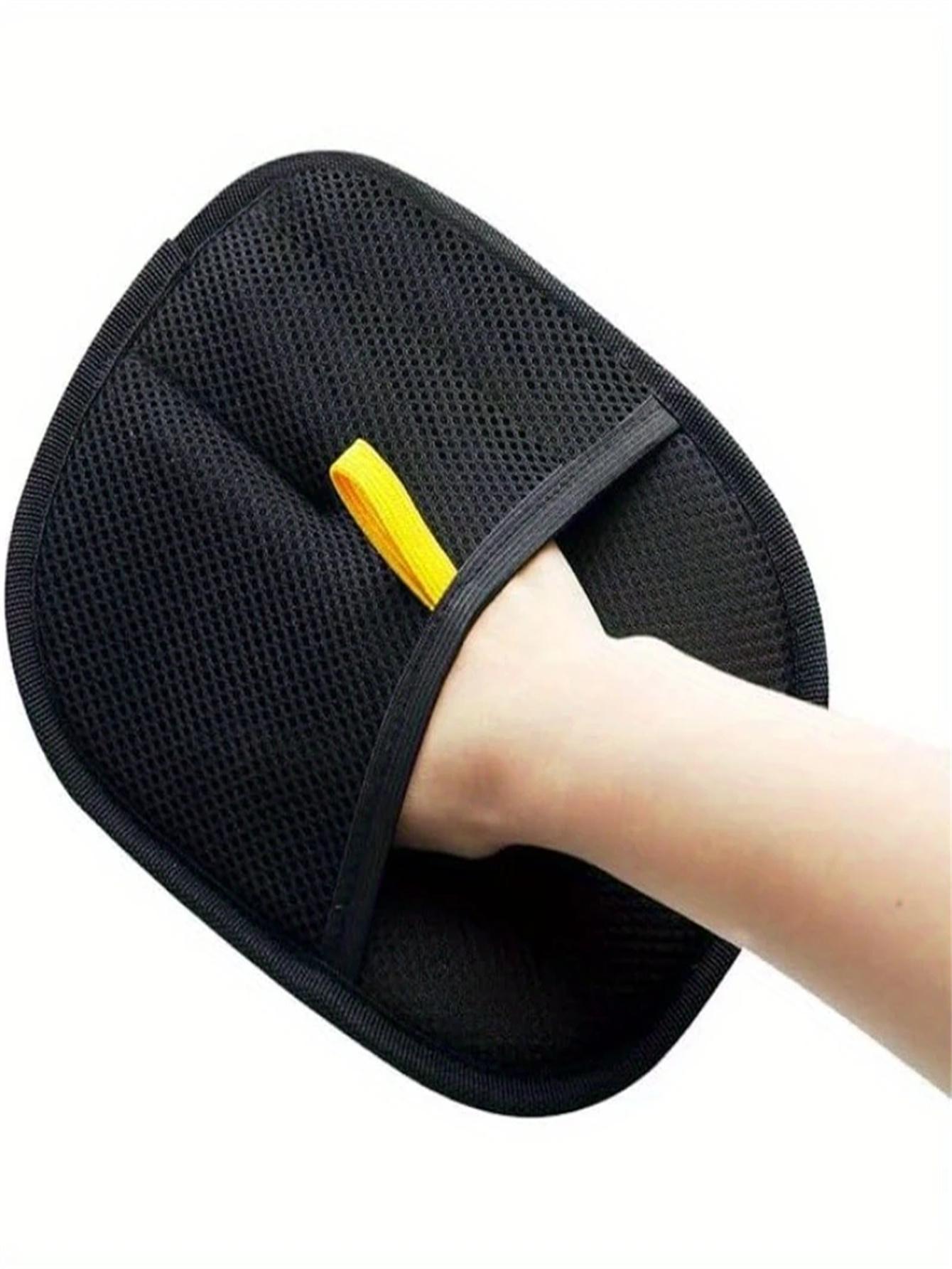 

2Pcs Electrostatic Pet Hair Cleaning Gloves and Brush - Reusable, Functional Gloves, Electrostatic Fabric Layer, Convenient Cleaning, Washab L чёрный