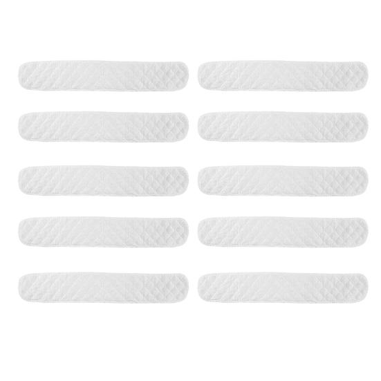 5/10Pcs Bra Liner Reusable Washable Under-Breast Sweat Absorber Pads Women Odor Control Cotton Breast Pad Moisture Wicking Boob Insert Lining