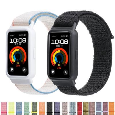 Nylon Loop For Huawei Band 9 8 7 6 Strap Smartwatch Replacement Belt Correa Breathable Sport Bracelet for Huawei Band9 Band8 7 6