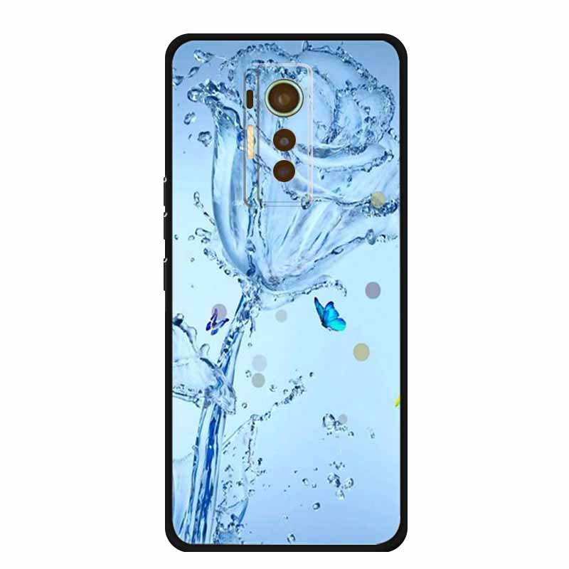 For Tecno Phantom X 2021 Case Animals TPU Silicone Soft Phone Cover Cases for PhantomX 2021 AC8 Protective Shockproof Wolf Shell