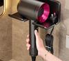 Gray Hair Dryer Holder Bathroom Shelf Dryer Cradle Black Shelves Shower Hairdryer Organizer Box Toilet Blower Holder Shelf