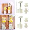 24TE Plastic Material Mooncake Molds Stamp Moon Cake Mould Cartoon Beer Shaped DIY Baking Moulds for Mid-Autumn Festival Use