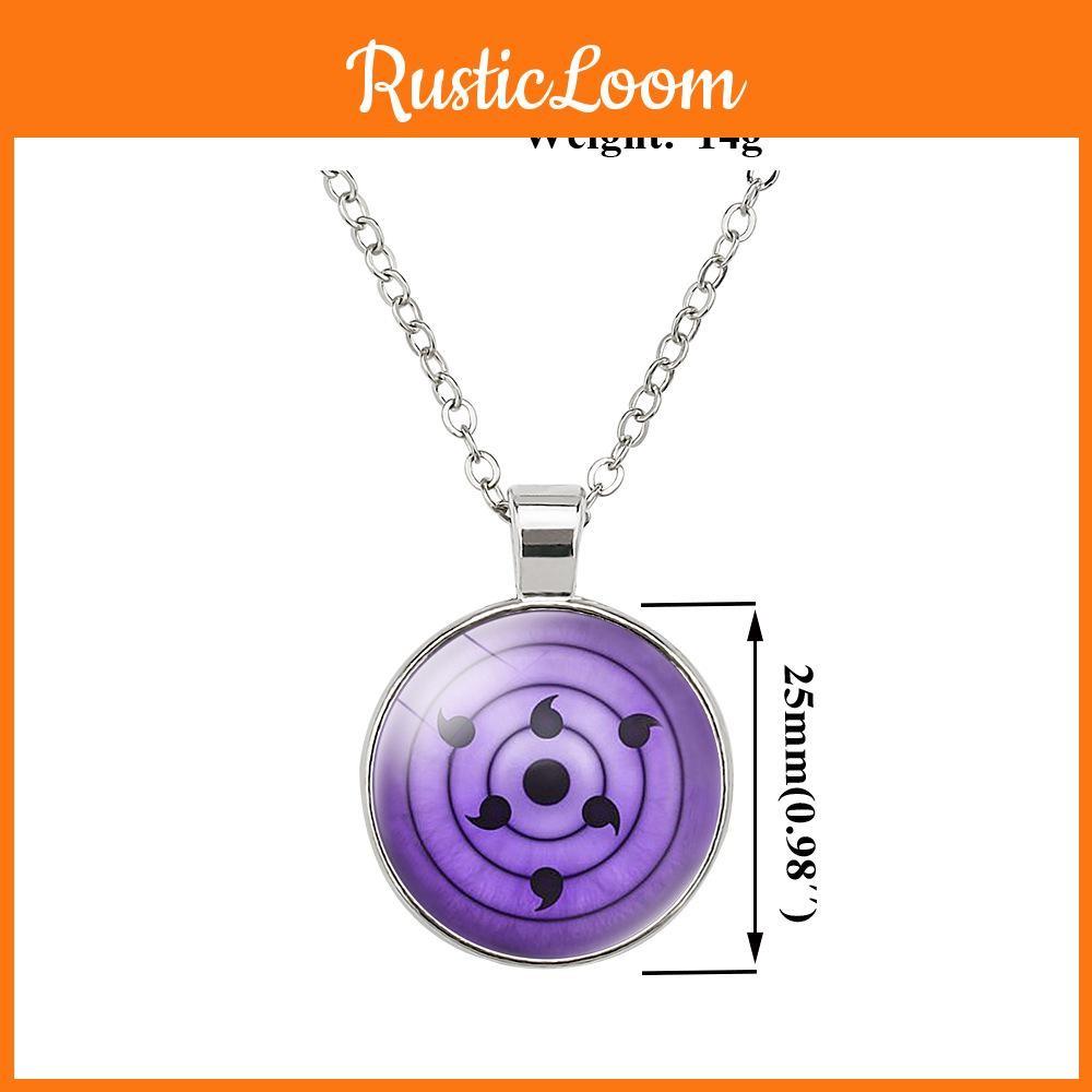 Fashionable Time Naruto Gem Pendant Necklace Unisex Stylish Souvenir Travel