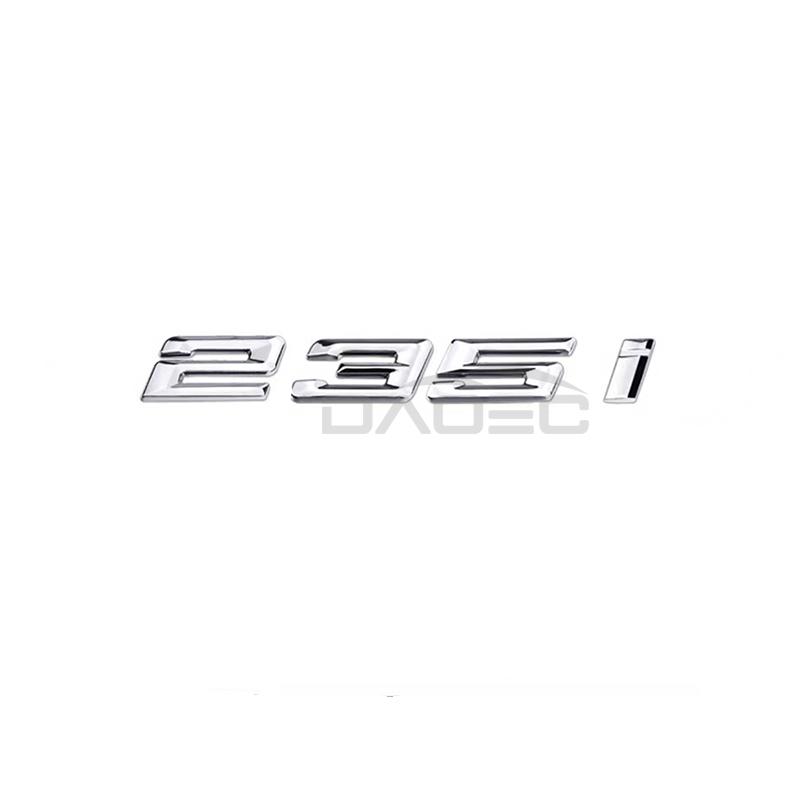 

Car Trunk Words Logo Badge Emblem Decal Sticker For BMW 2 Series 216i 218i 220i 225i 228i 230i 235i 240i F44 G42 U06 F22 F45 F46
