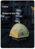Mountain Fun ShineTrip Magnetic Tent Light - Multi-gear, Long Battery, Waterproof, Tap Control