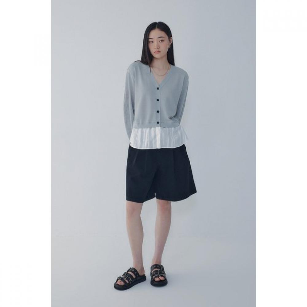 VoV WoVen Patch V Neck Knit Cardigan 7156350007