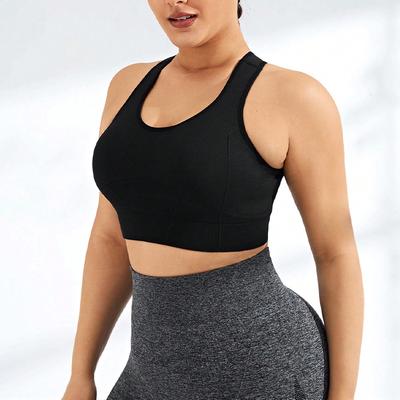 Schöner Rücken Yoga Nahtloser Weste für Damen, Stoßfester Enger BH, Sammelnder Fitness Trainings Lauf-BH