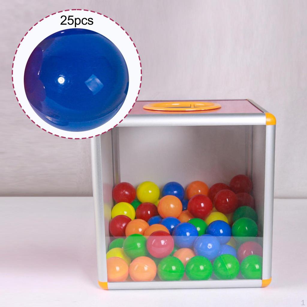25 Pieces Bingo Ball Calling Balls Universal Durable Accessories Tally Raffle for Parties