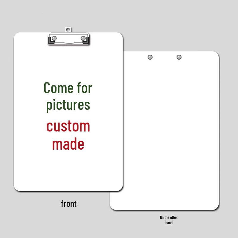 Anime Style Acrylic Clipboard and File Folder with Thickened Writing Pad