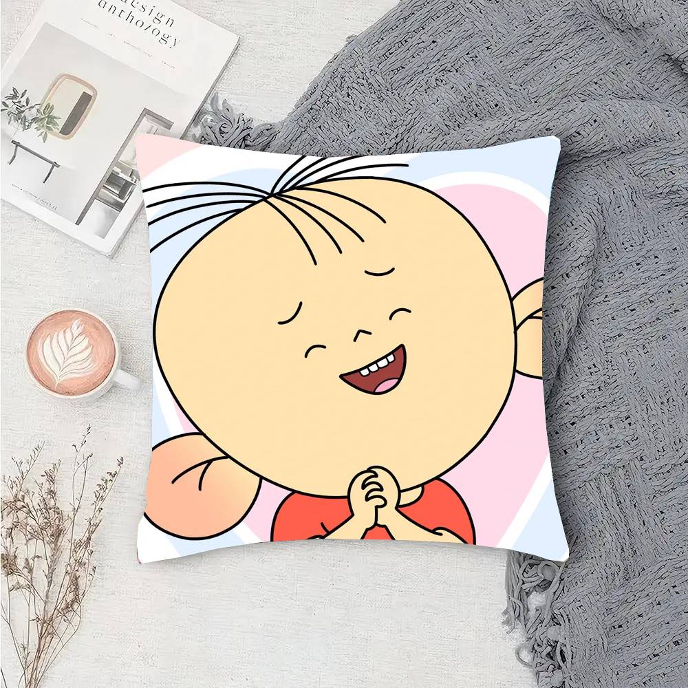 BIG EAR TUTU Cartoon Animation Pillow Case Fashion Square Pillowcase Bedroom Sofa Room Ins Decoration Leisure