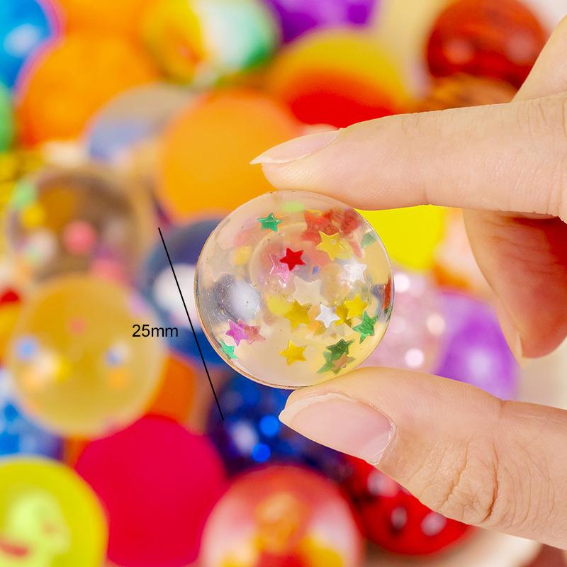 10/20/30 Stück Mini Hüpfball Kinder Indoor Outdoor Elastische Sprungbälle Spielzeug Schwimmender Ball Ei Verdrehmaschine Spielzeug für Kinder TMZ