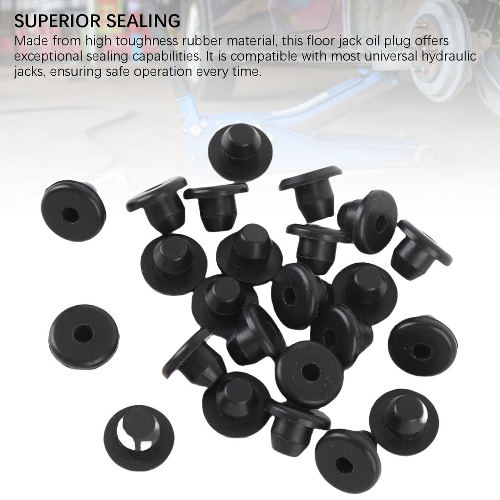 24 STÜCKE Hydraulikheber Ölstopfen Gummi Starke Abdichtung 8,5 mm Universal Wagenheber Stopfen für Öl