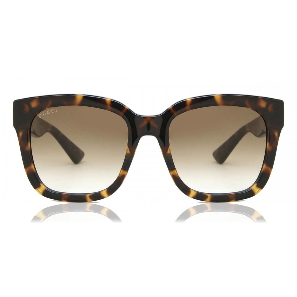 

Gucci Gg1338s 003 Women Sunglasses Brown Tortoise/54-19-140