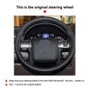 Hand-stitched Car Inner For Lexus GX450 GX460 GX400 2014 2015 2016 2017 2018  Accessories Steering Wheel Cover Trim