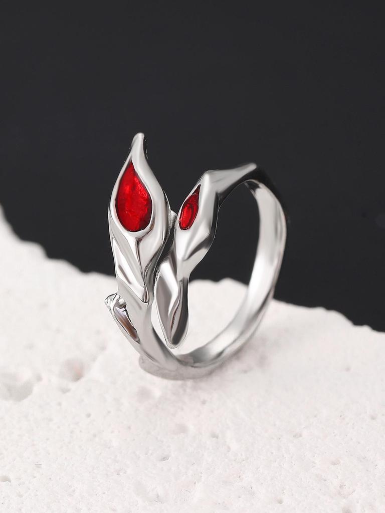 Unisex Gothic Punk Retro Verstellbarer Offener Ring mit Fortschrittlichem Design