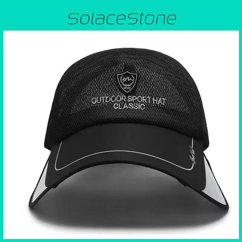 Duck Cap Letters Outdoor Visor Breathable Fishing For Men Summer Protection Sun