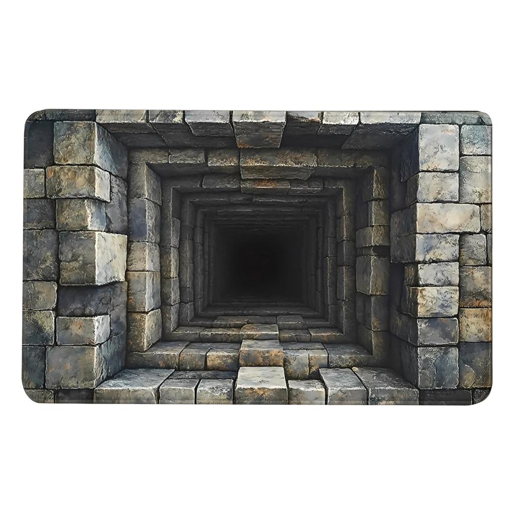 3D Optical Illusion Rug Washable Illusion Carpet for Door Entrance Living Room Or Area Decoration
