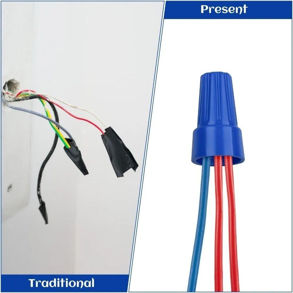 Insulated Wire Caps Colorful Twist Caps Nuts Twist Terminal Electrical Insulated Crimp  Electrical