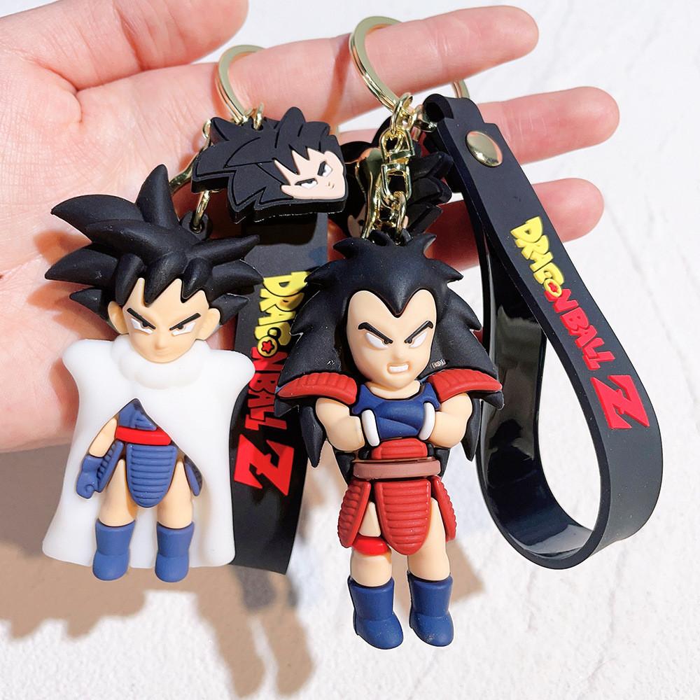 Adorable Sun Wukong Dragon Ball Keychain Anime Car Bag Charm Silicone Gift