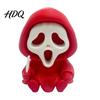Cute Dark Aesthetic Room Accessories Halloween Ghost Statue Cartoon Skeleton Sculpture 3D Printed Textures Miniature Gothic Home Decoration Compact