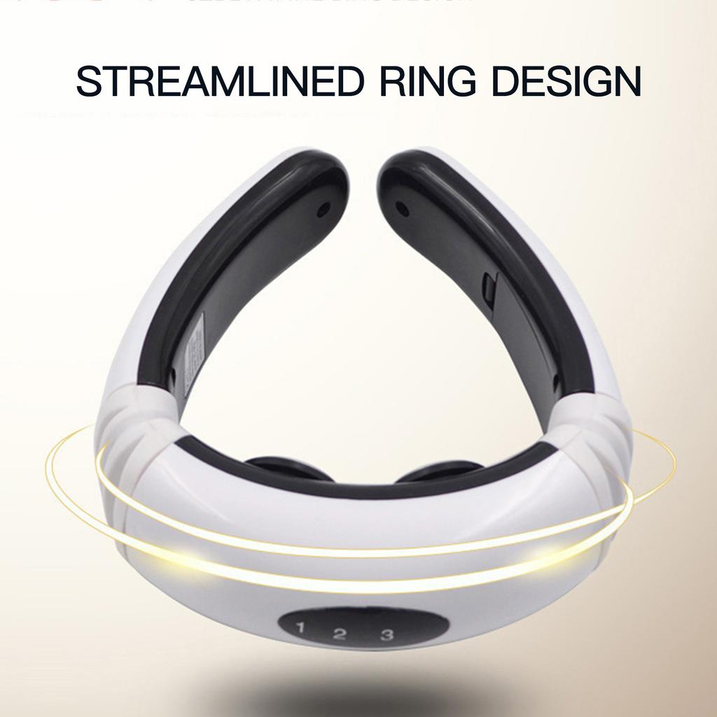 Cervical Massager Intelligent Electromagnetic Neck Massage Device Infrared U Shaped Neck Massager Multifunctional Neck