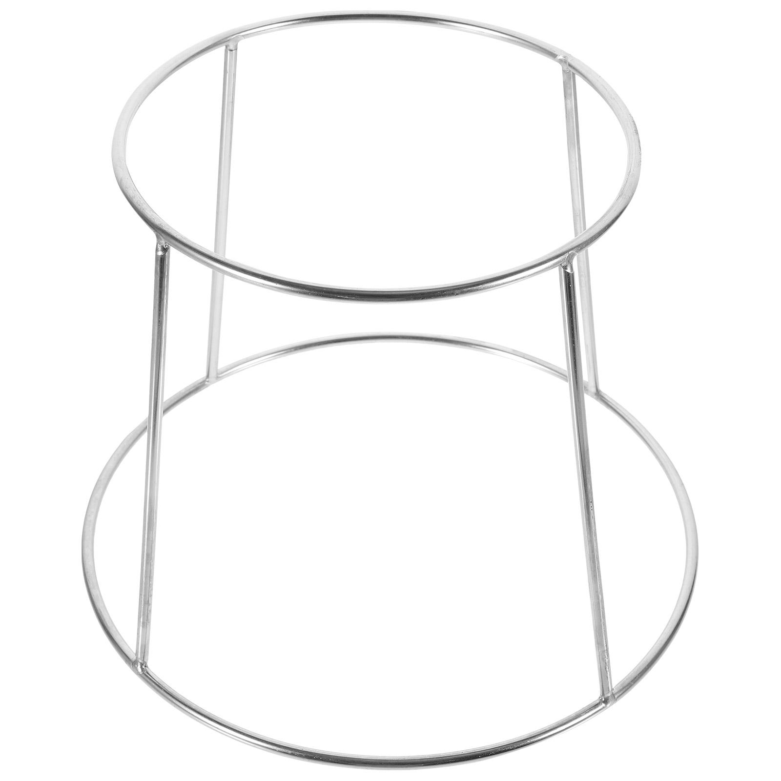 

Подставка для подносов из нержавеющей стали для морепродуктов, двухслойный держатель для пиццы и устриц, подставка для ресторана для морепродуктов, сервировочная полка серебряный