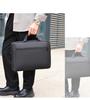 Men's Large Capacity Crossbody Business Briefcase with Shoulder Strap for 15.6" Laptops, Customizable Logo