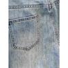Light Wash Wide Leg Jeans Women Thin Loose Straight Cut High Waist Cotton Denim Pants