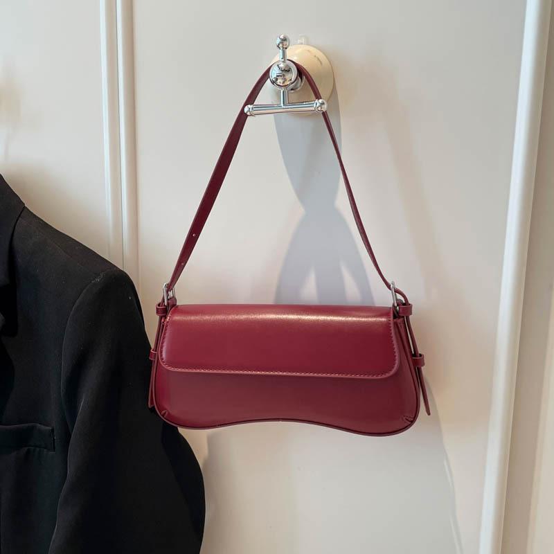 Baguette Achseltasche Herbst neu Pendler Mode einfach tragbar Damen Tasche Retro Schultertasche