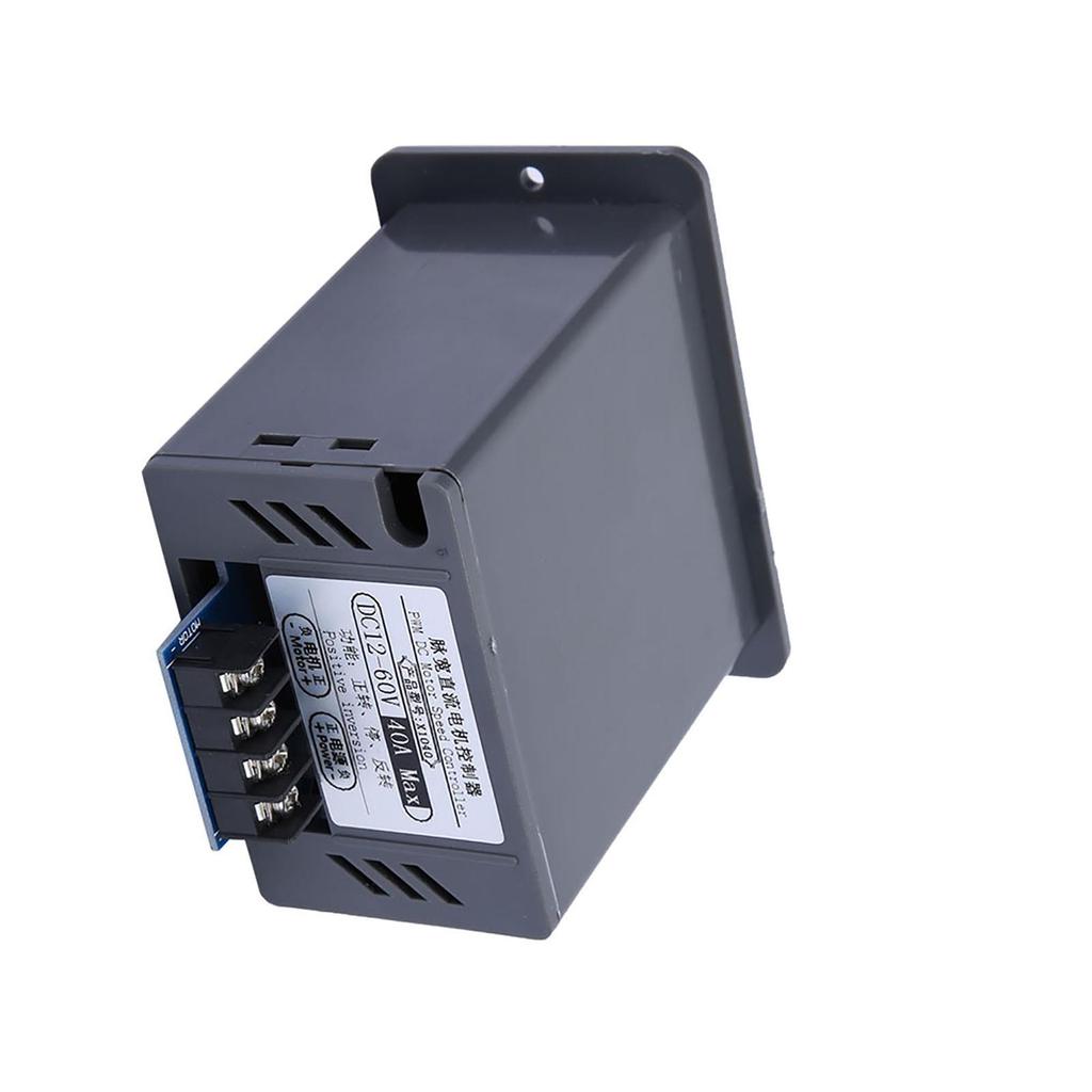 40A PWM Brush Motor Speed Controller DC 12-60V with CW/CCW Reversible Switch
