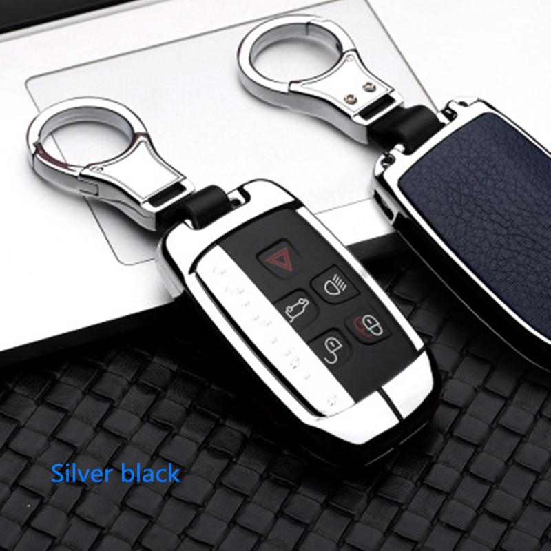 Leather Smart Car Key Cover Case for Land Rover A9 Freelander Evoque Discovery 4 5 Sport LR4 for Jaguar XK XKR XF XFR XJ Style