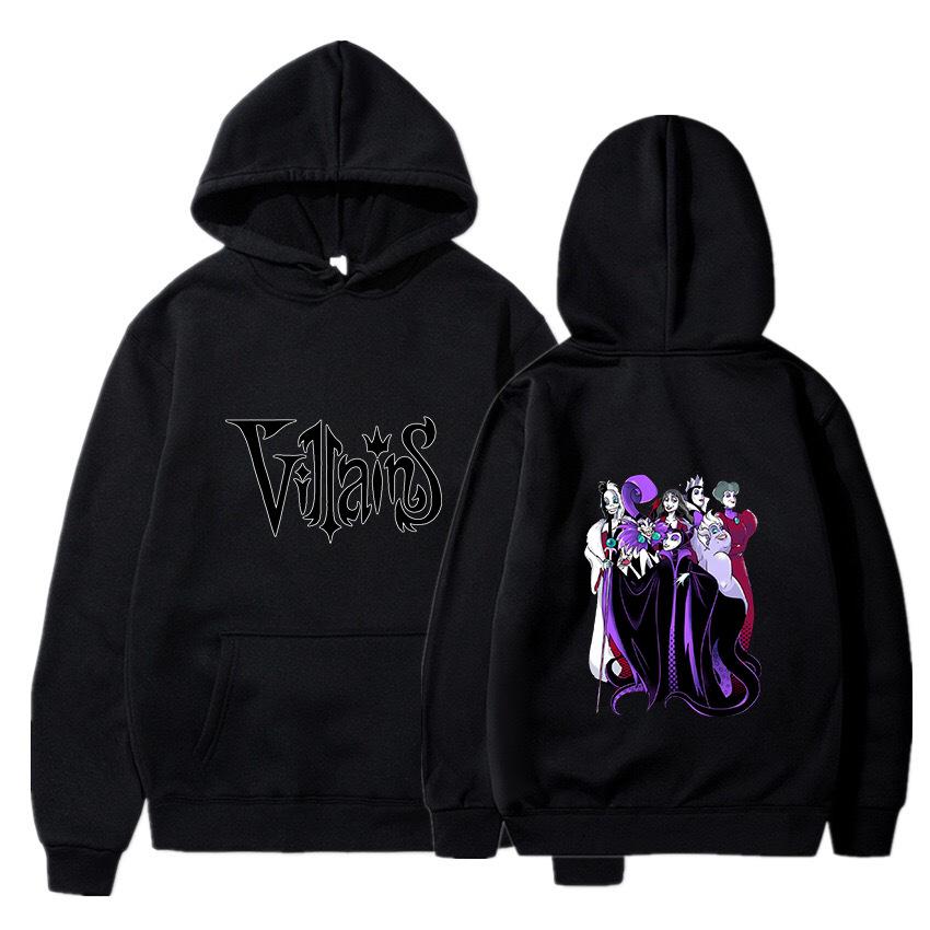 Villains Hoodie Sweatshirts Men Women Fashion Casual  Autumn Winter Fleece Streetwear Tops