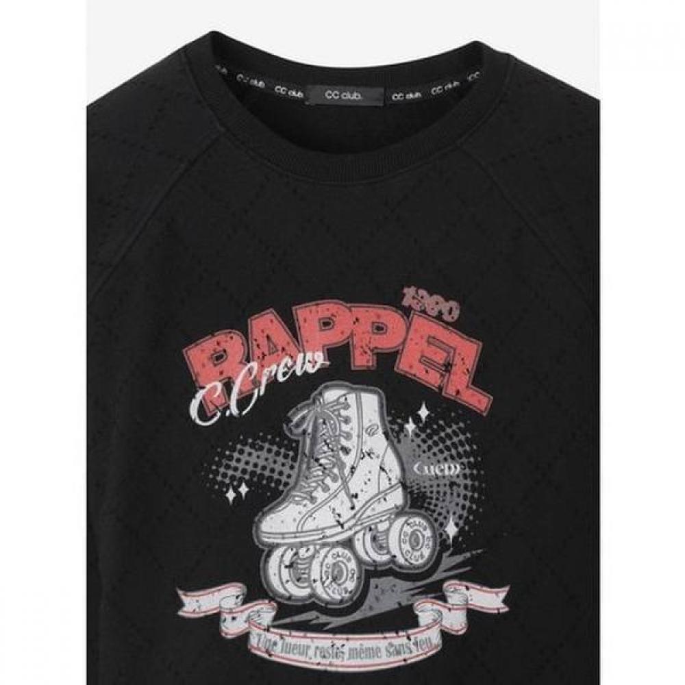 Cc Collect Diamond Punching Sweatshirt C254psm706