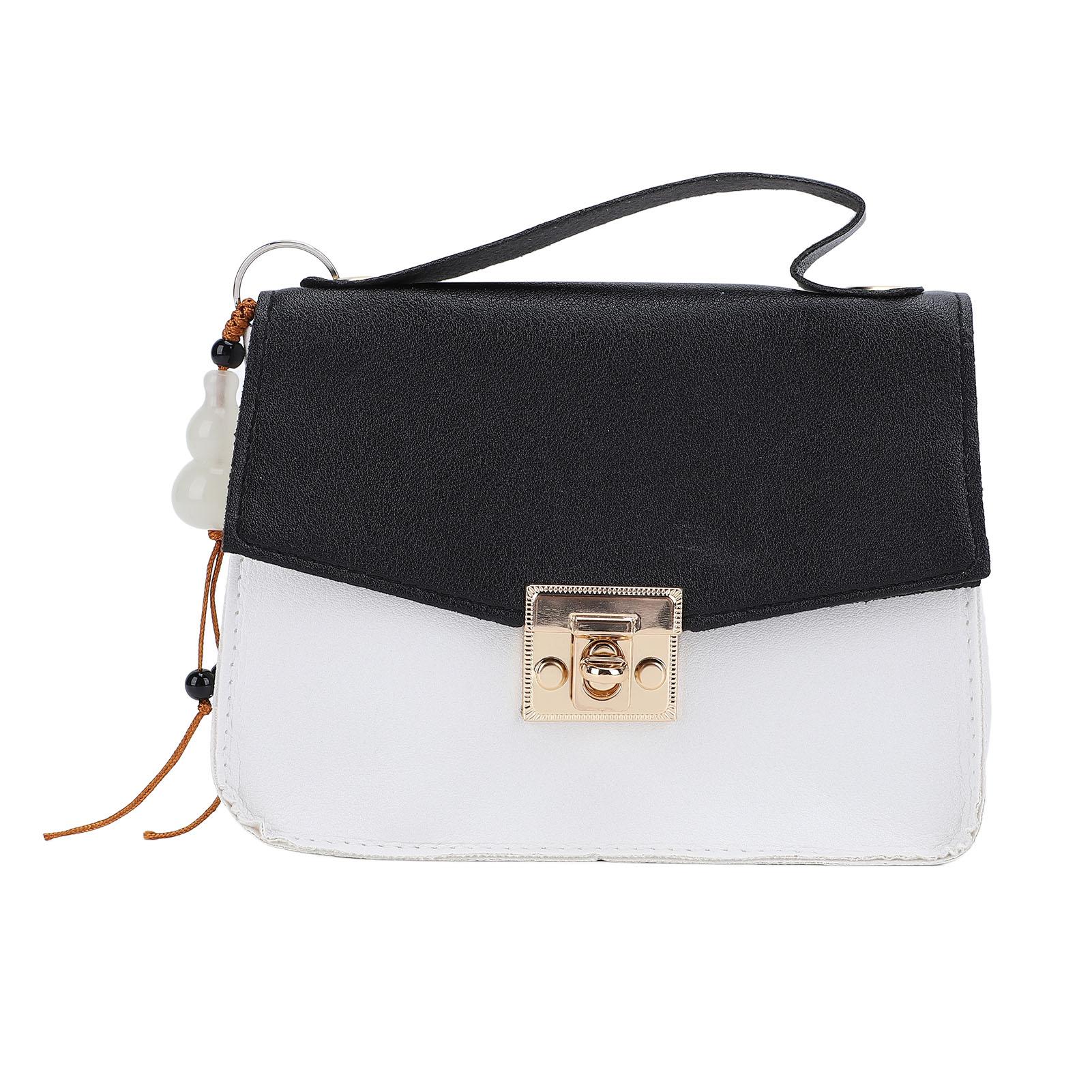 

Женская сумка через плечо, сумка с верхней ручкой, милая сумочка, устойчивая к царапинам, с дизайном цветовых блоков, вместительная