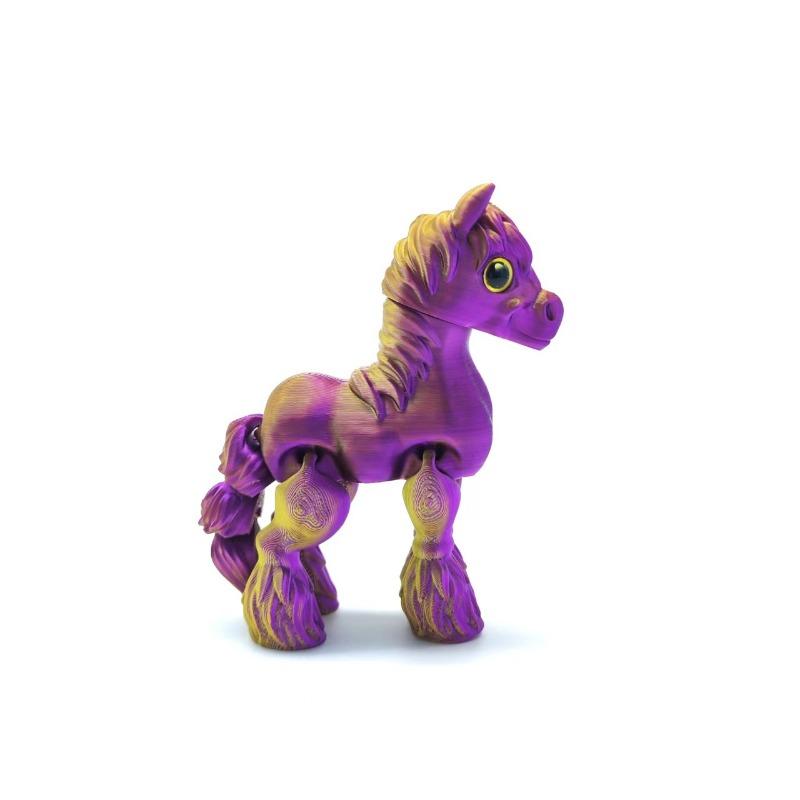 1PC 3D printing pony full body joints movable children's toys creative ornaments handicrafts animal models