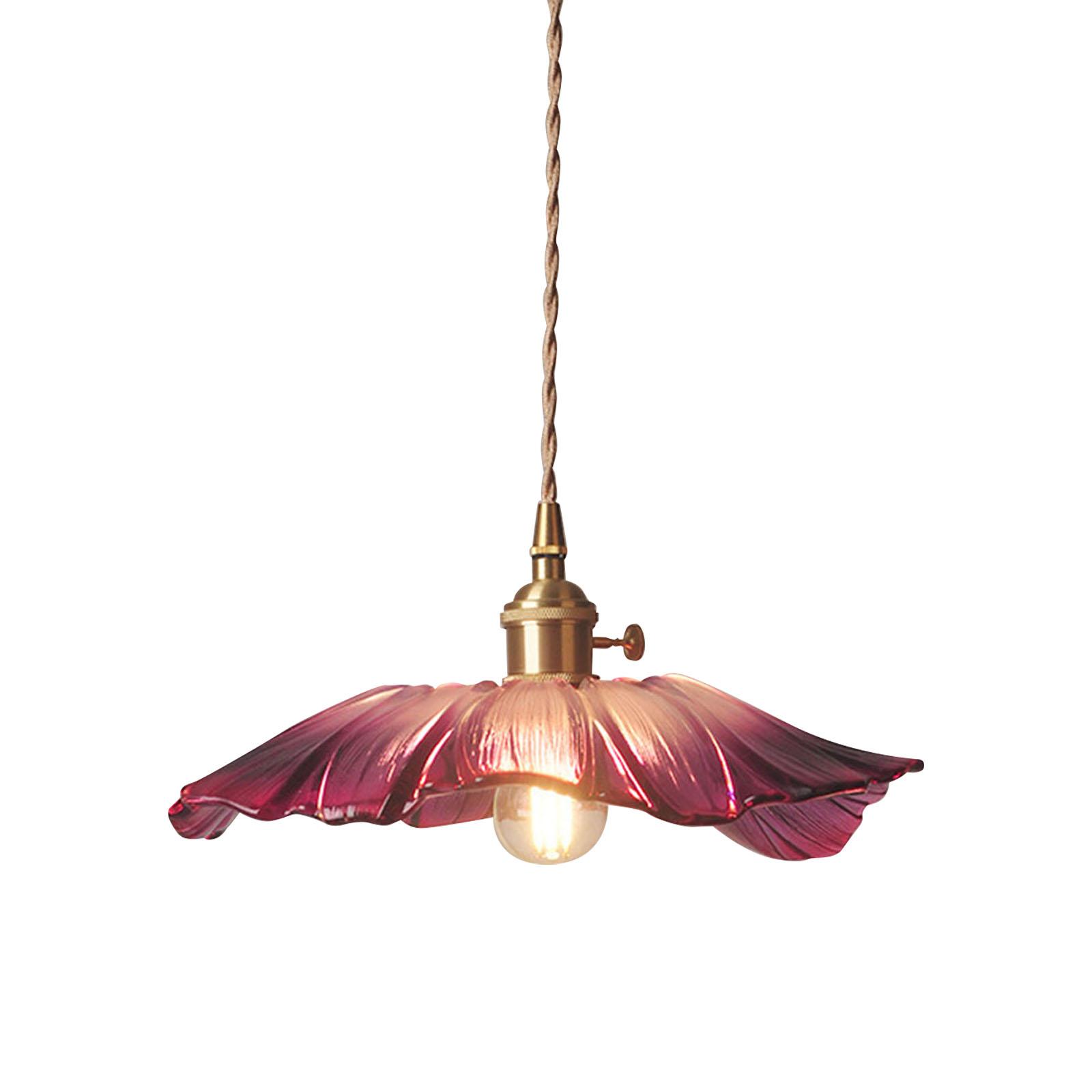 Flower pendant light, decorative light for restaurant, bedroom, оранжевый