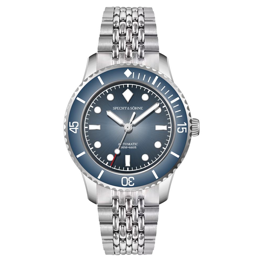 2026 New Specht & Söhne Dive Watch Miyota 8215 Mechanical Watches Bubble Domed Sapphire Crystal BGW9 Luminous 200M Waterproof