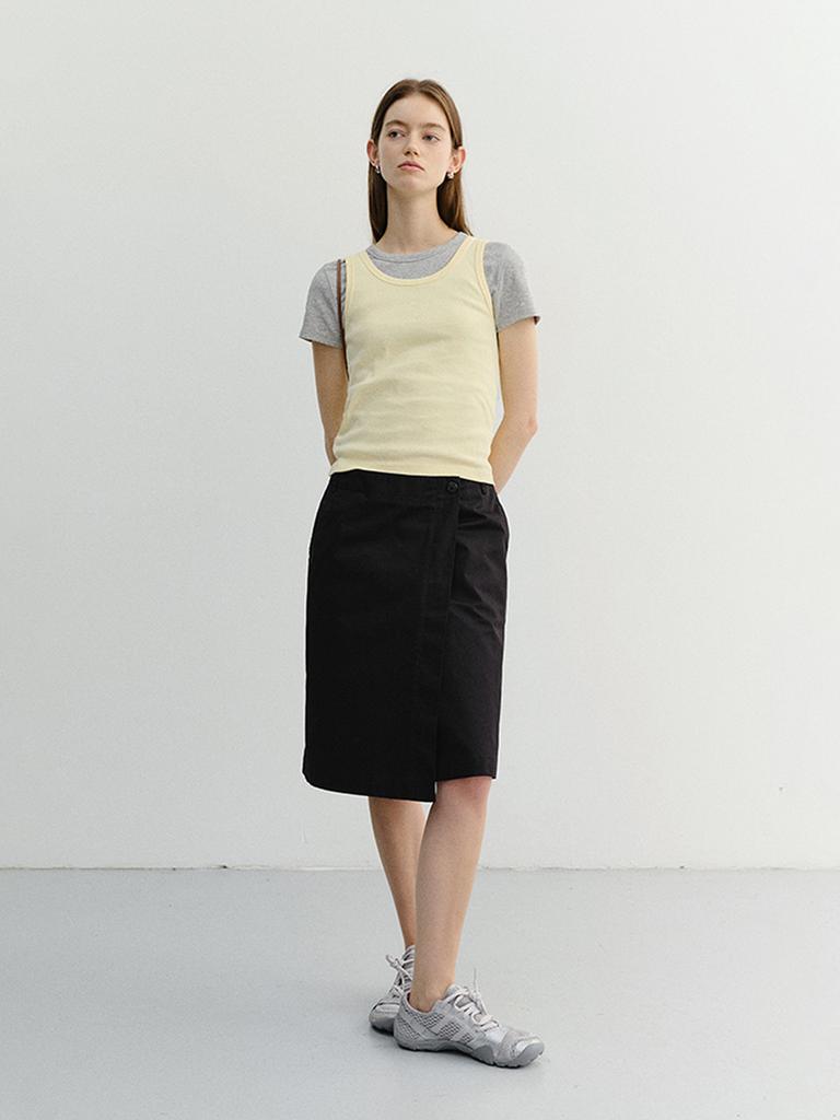 Deonseuteu Essential Sleeveless Top_Udts6B228_Butter