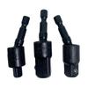 360 Degree Hand Drill Conversion Head 1/4"3/8"1/2" Hexagonal Shank To Quadrilateral Socket Universal Joint Rod Driver Connector