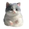 Simulation Cat Squeeze Toy Anxiety Stress Relief Kitten Pinch Sensory Toy Kids Adults Soft Silicone Stress Ball Animal Fidget Toy