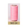 Hilo Encerado de 0,8 mm de Grosor para Cuero, Cordón Encerado para Manualidades DIY, Hilo para Coser a Mano, Hilo Plano Encerado para Coser