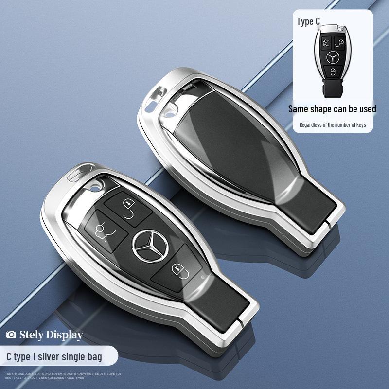 Compatible Mercedes-Benz Maybach Key Case: Fits Class C Maybach 23, C260L, C200L, S400L, S480L with buckle.