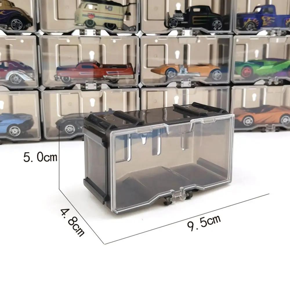 Durable ABS Display Box 1/64 Diecast Model Car Without Car Storage Box With Handle Toy Display Model