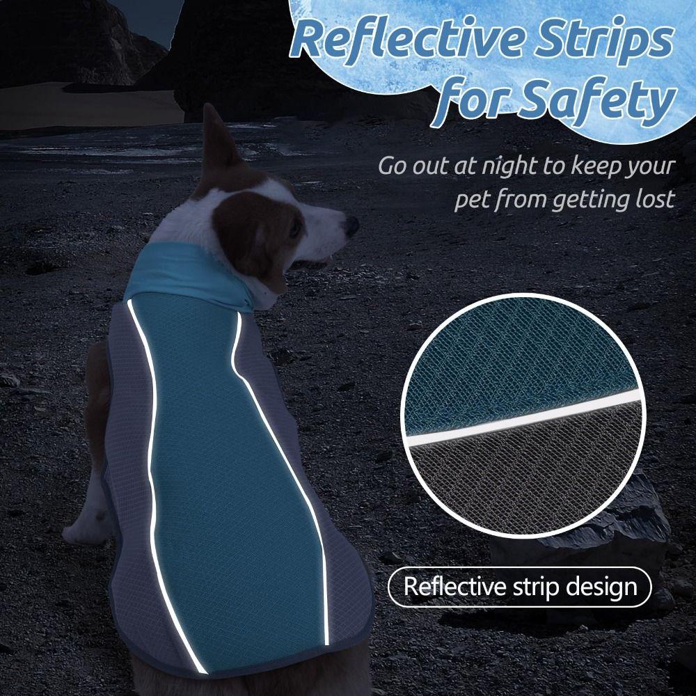 Adjustable Dog Cooling Vest Lightweight Puppy Clothes High Quality Pet Cooler Suit  Summer