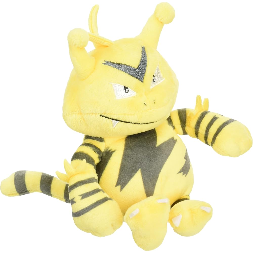 Pokmon Center Original Pokmon Fit Electabuzz Plush Toy 13x9x8 cm