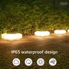 Led Solar Post Light Warm Pillar Lamp Lamps Floor Lawn Modern Rechargeable Landscape Street Panel For Outdoors Decoration Lights